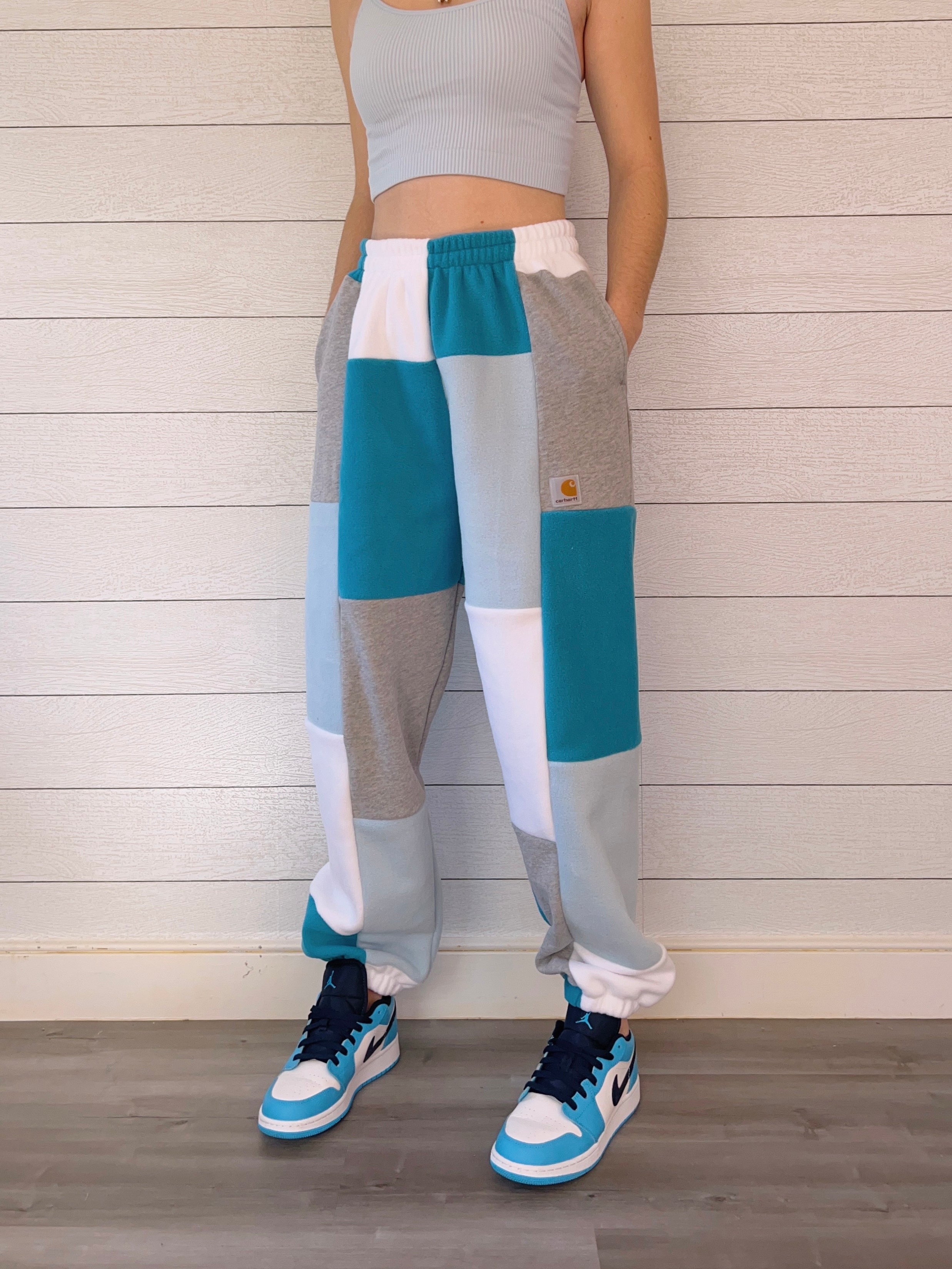 (S/M) Sea Waves 1/1 Joggers