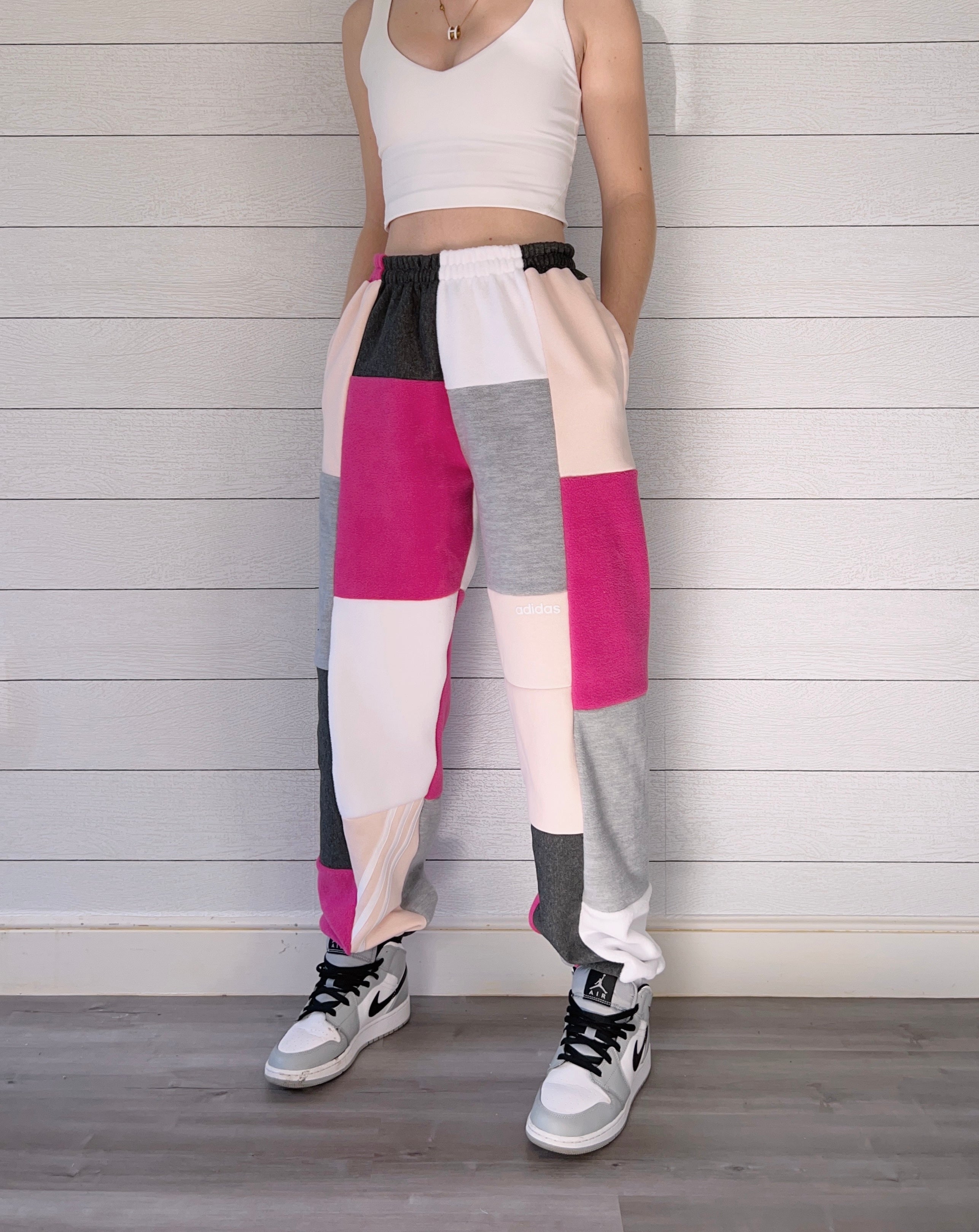 (S/M) Ash Pink 1/1 Joggers +pockets