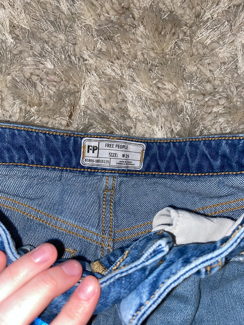 Free People Colorblock Jeans