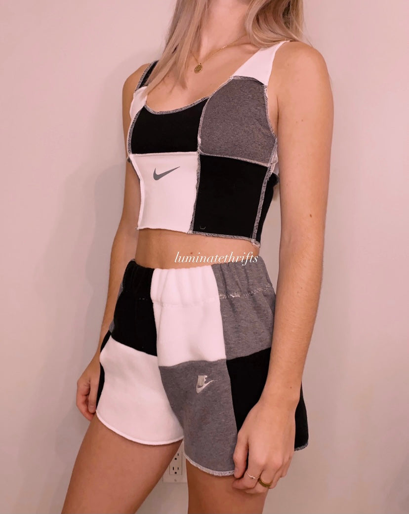 (XS/S) Diamond Reworked Short Set