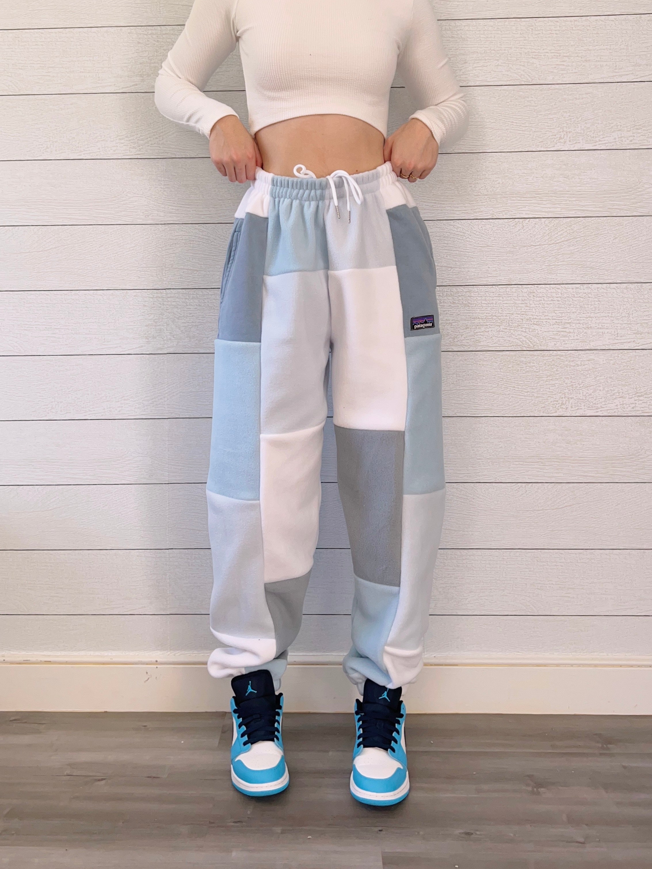 (M/L) Sea Blue 1/1 Joggers +pockets