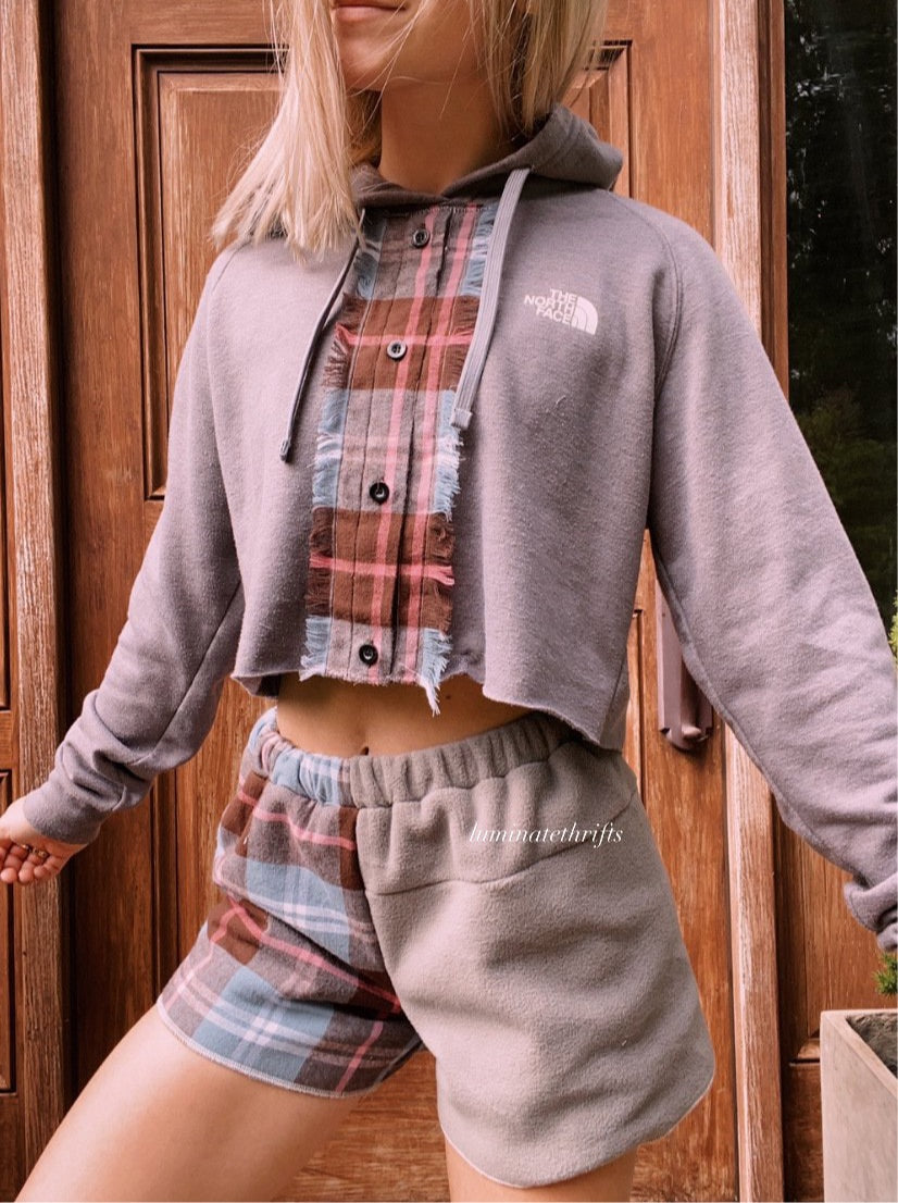 (XS-M) Matching Flannel Reworked Set