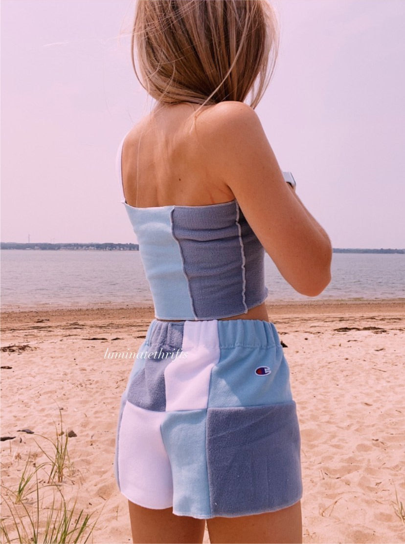 (XS/S) Rain Cloud Reworked Shorts Set