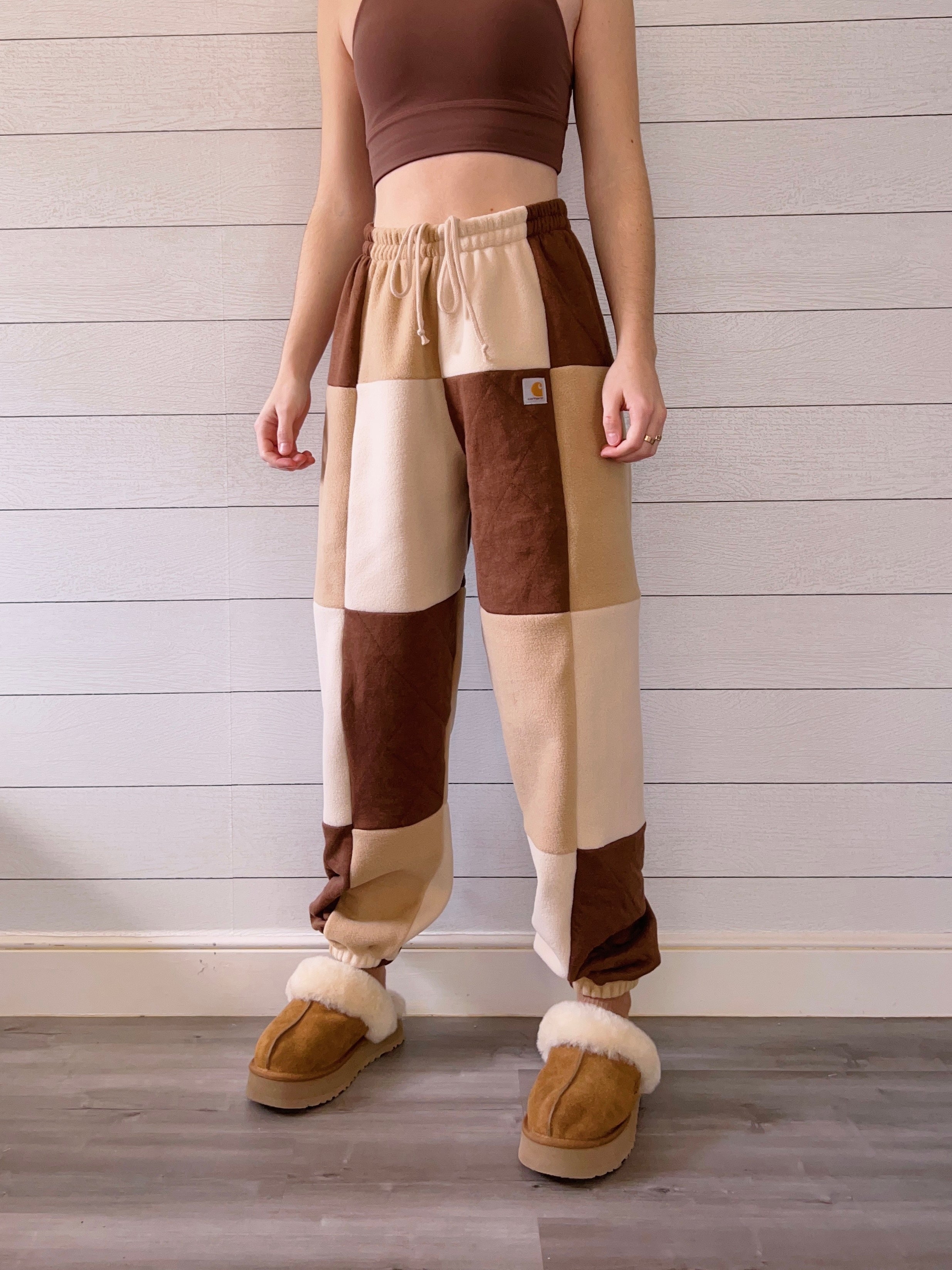 (L/XL) Caramel Quit 1/1 Joggers