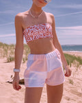 Blush Pink Colorblock Shorts