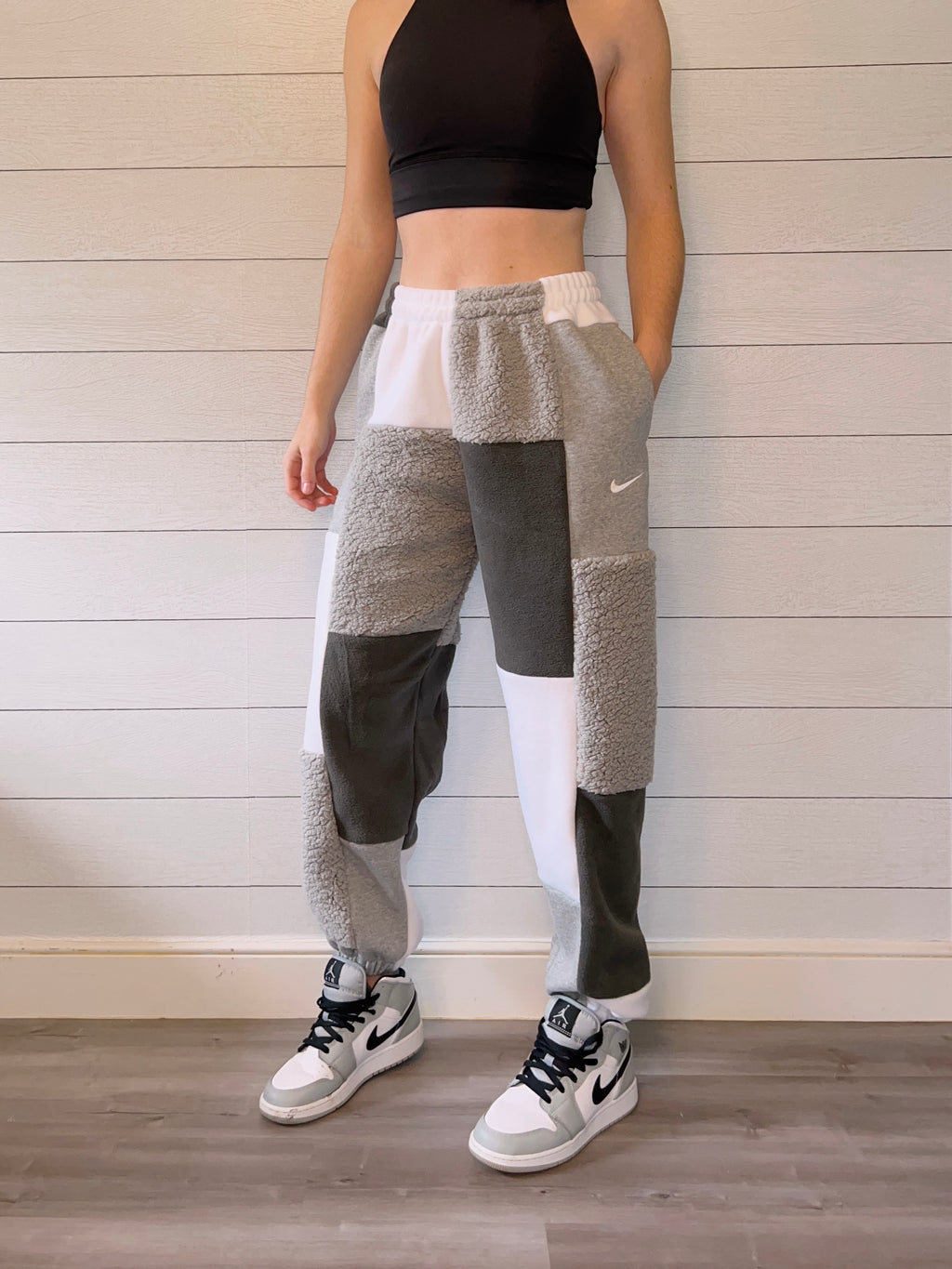 (XS/S) Ash Sherpa 1/1 Joggers +pockets