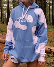 Load image into Gallery viewer, (XL) Blueberry Cow Reworked Hoodie
