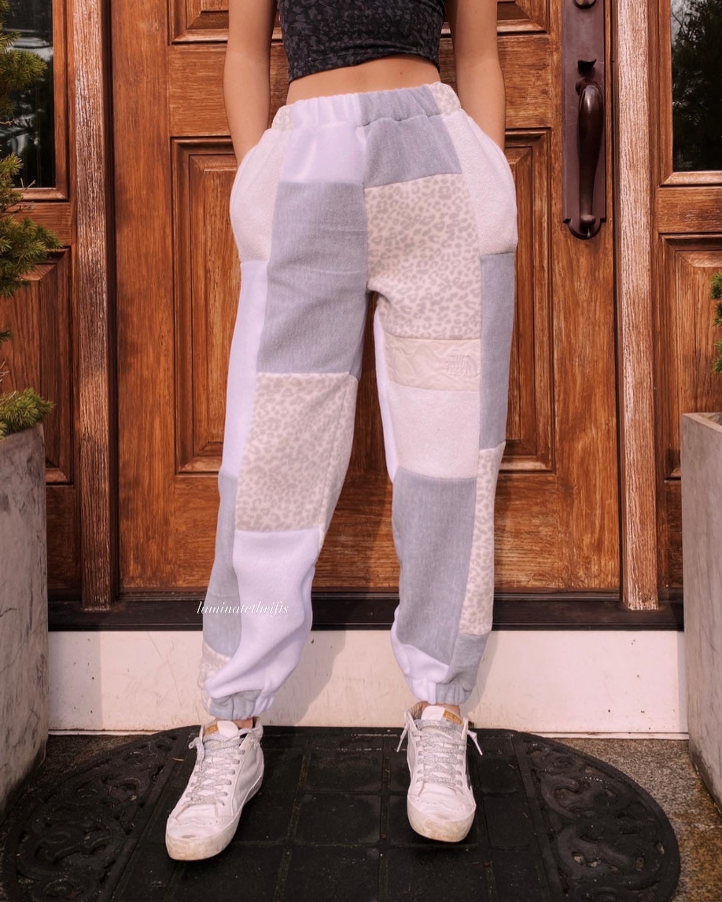 (XS/S) Snow Leopard Reworked Joggers