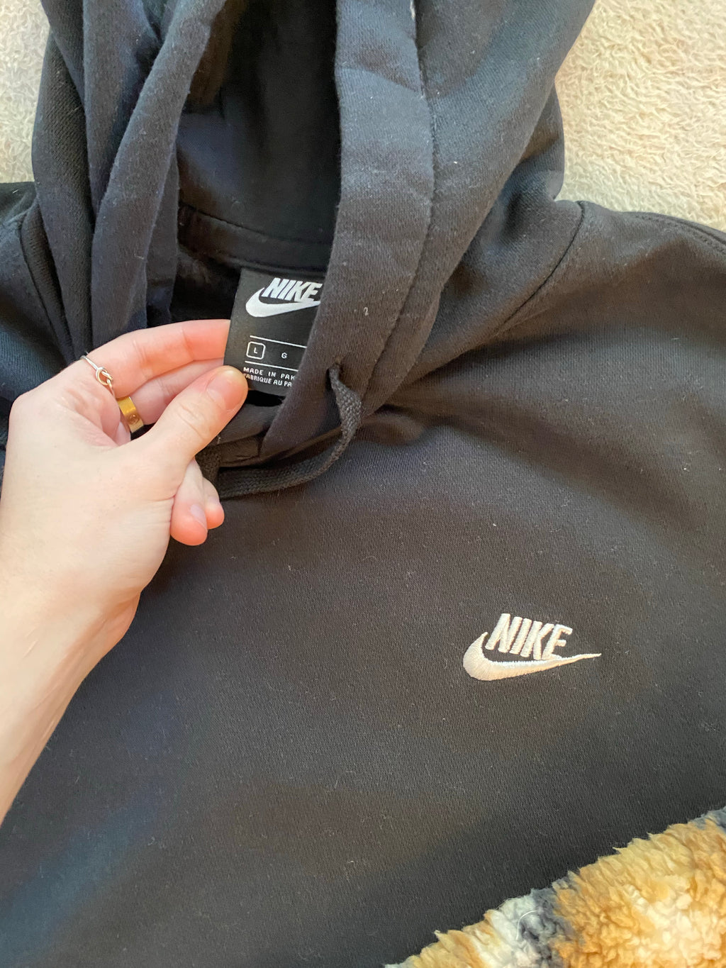 (L) Aztec Sherpa Reworked Hoodie