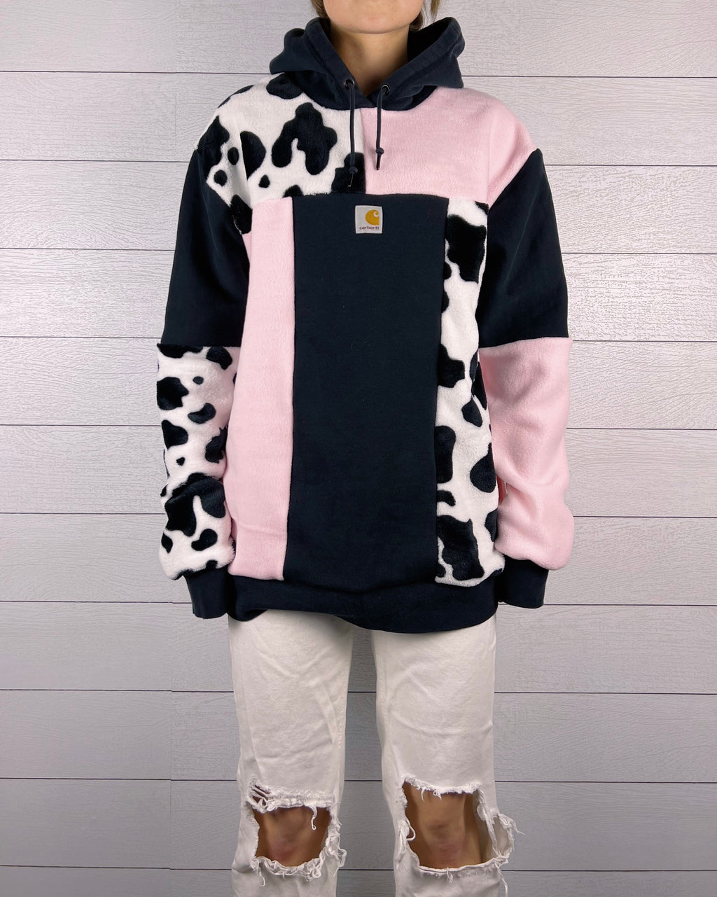 (L) Strawberry Cow 1/1 Hoodie