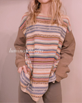 Reworked Sweater X Brown Crewneck