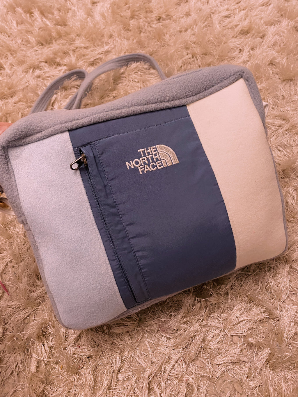 Sea Blue Reworked Pouch to Crossbody