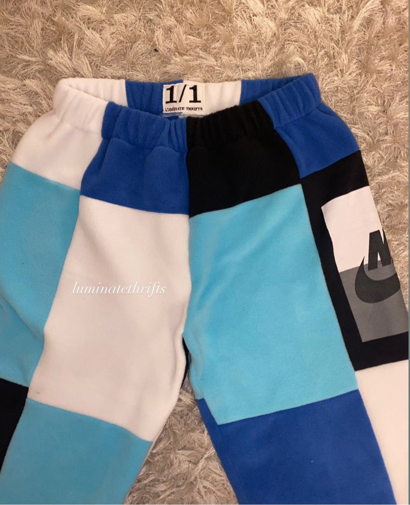 (M/L) Glacier Blue Reworked Joggers