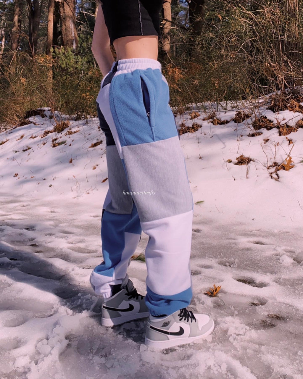 (S/M) UNC Gameday Reworked Joggers