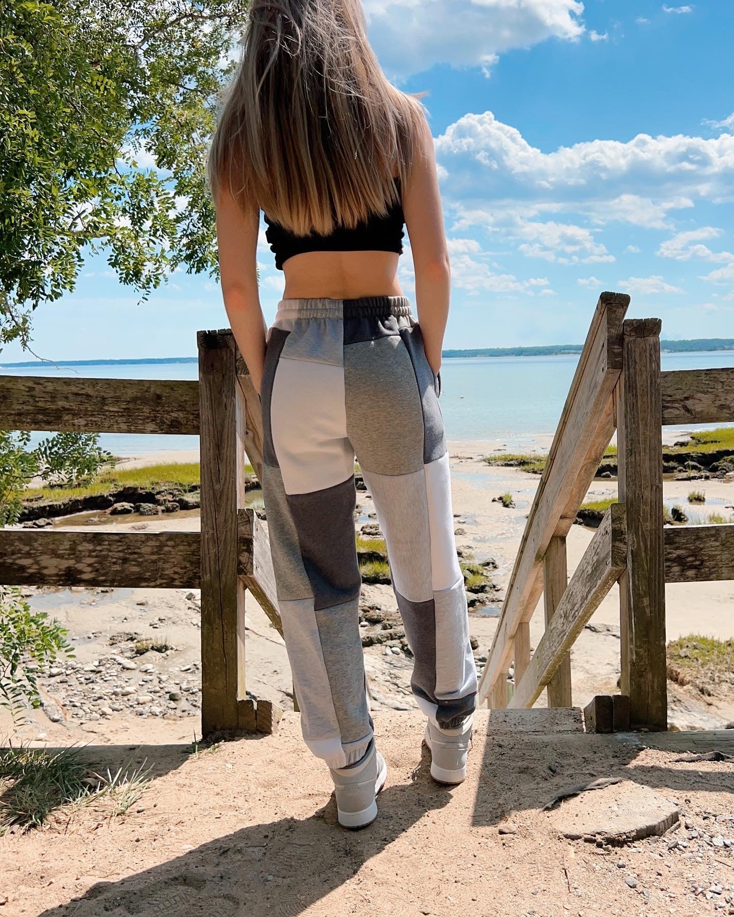 (XS/S) Ash Grey Reworked Joggers