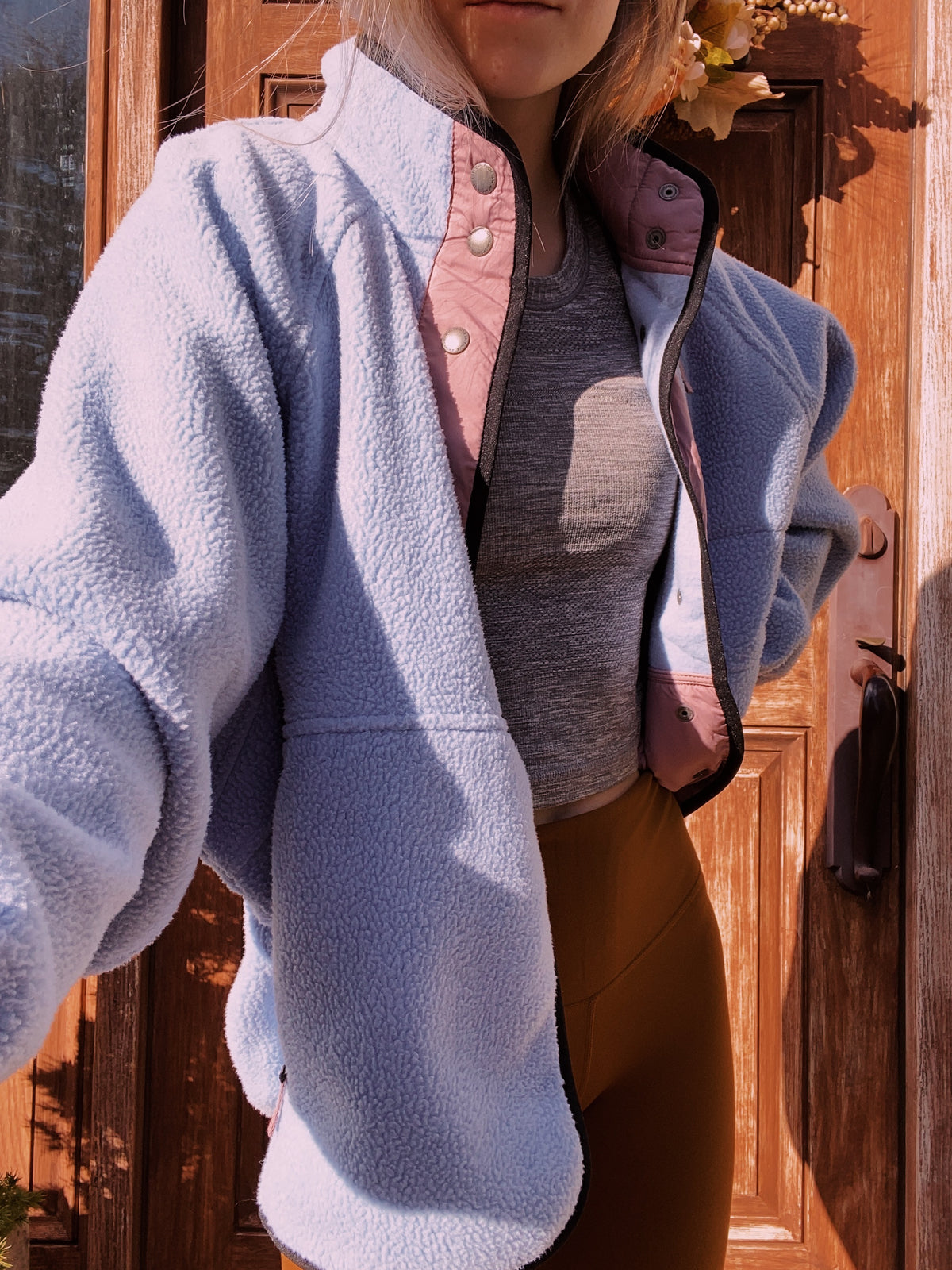 (M) American Eagle Fleece Jacket
