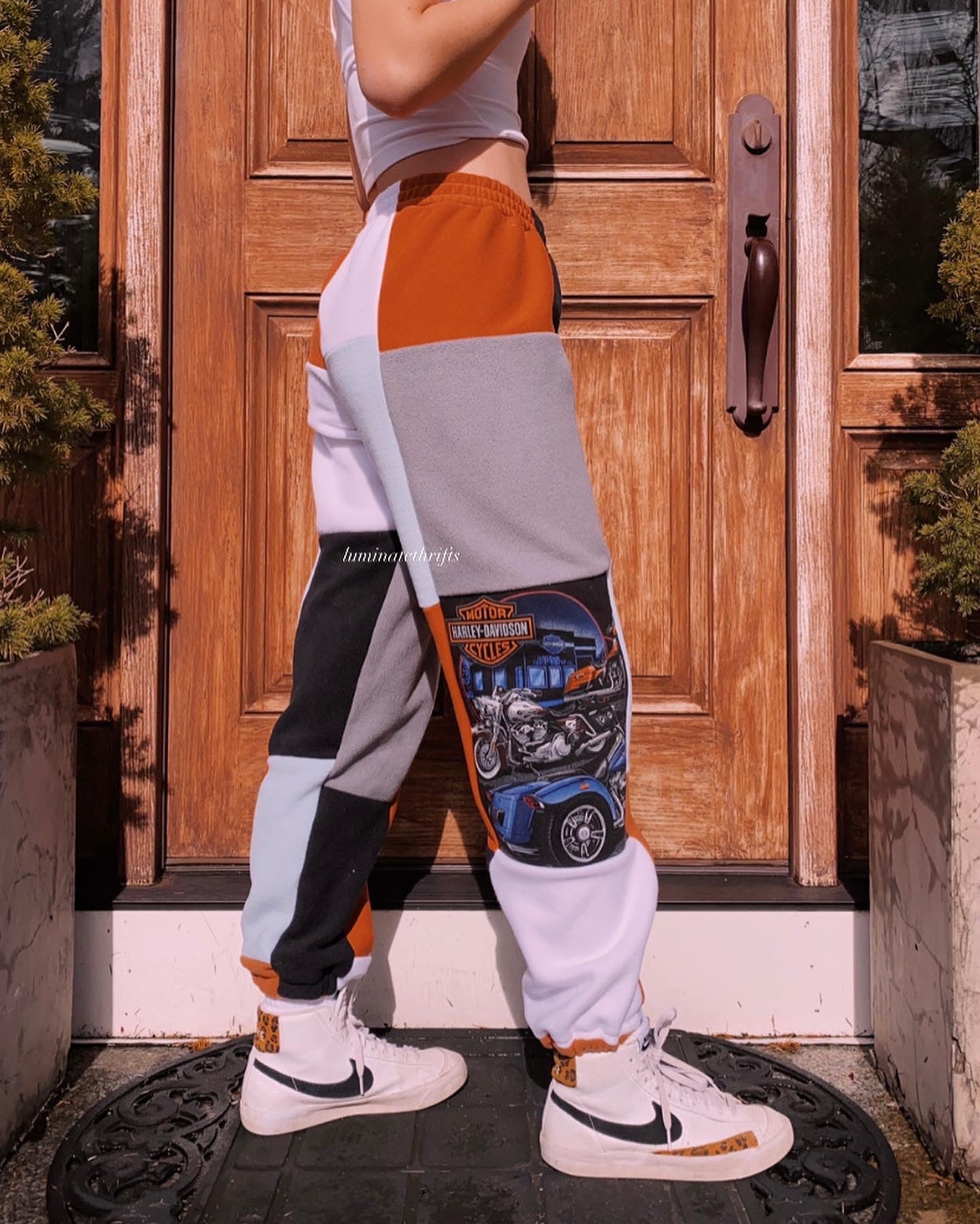 (M/L) Faster Than You Reworked Joggers