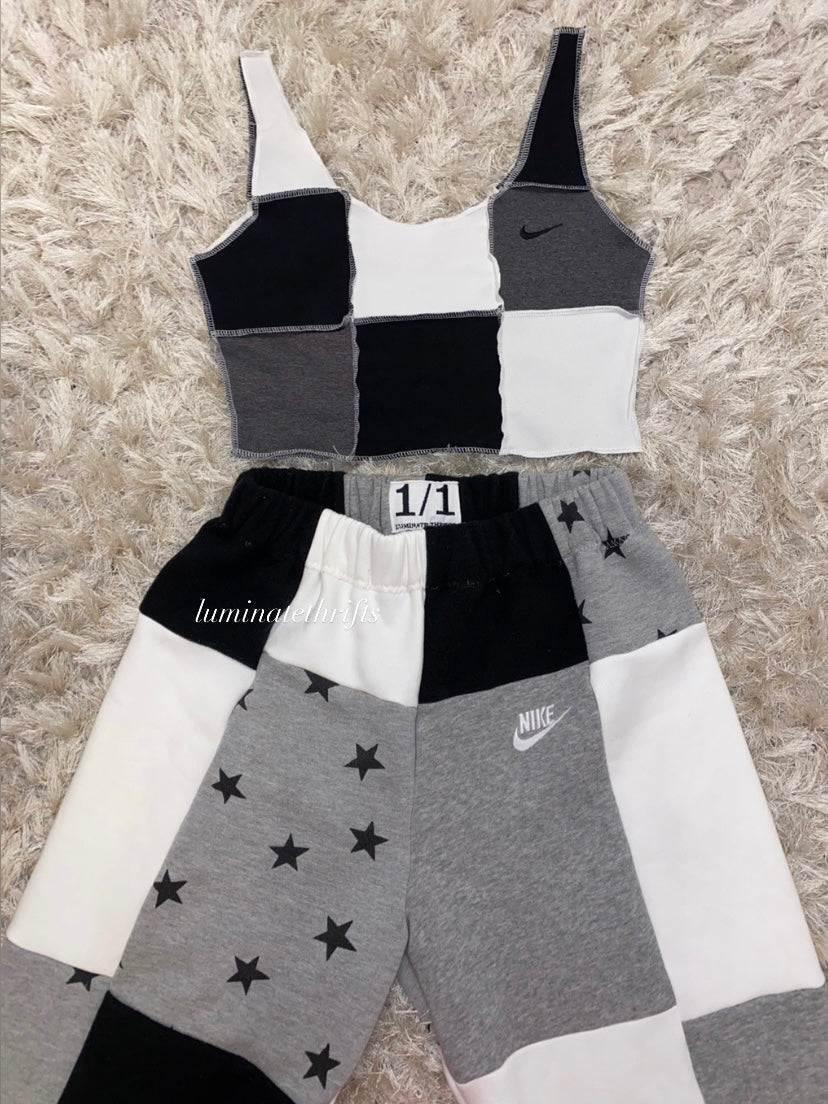 (XS-M) Diamond Star Reworked Jogger Set