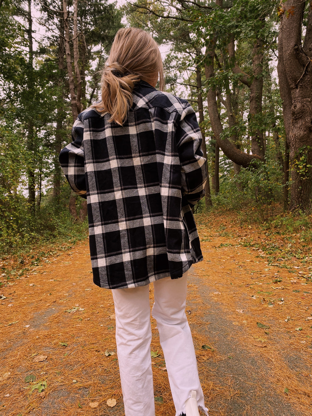(L) Flannel Shacket