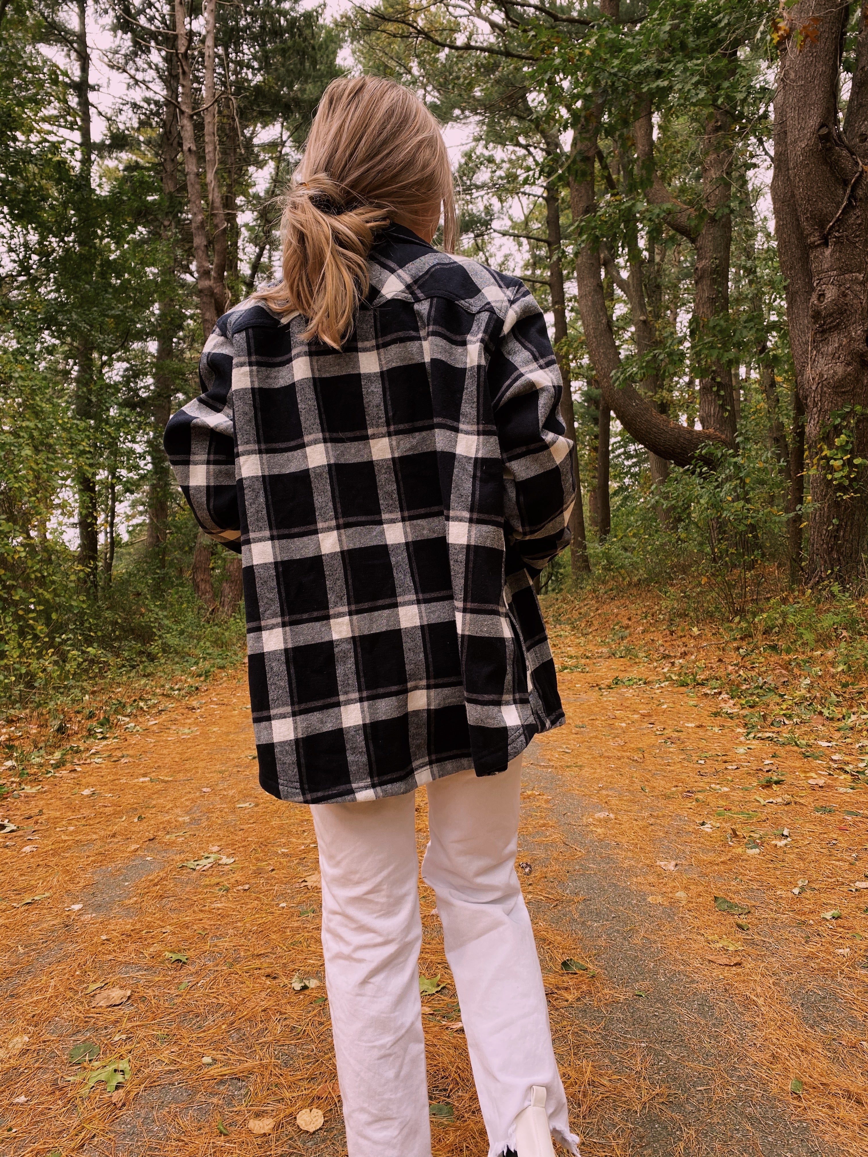 (L) Flannel Shacket