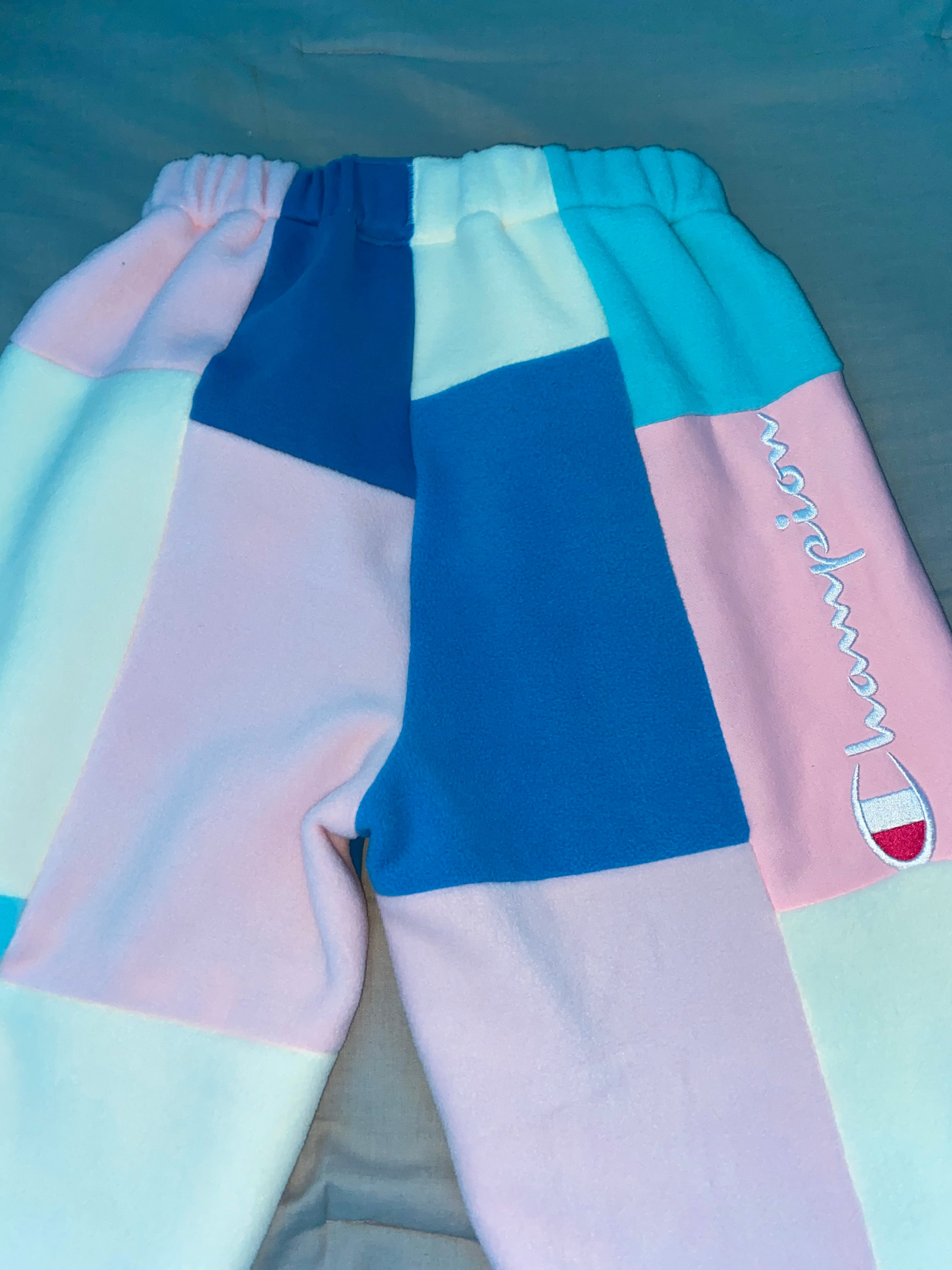 Cotton Candy Tri Logo Special Edition Reworked Joggers