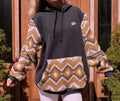 (XL/XXL) Teddy Aztec Reworked Hoodie