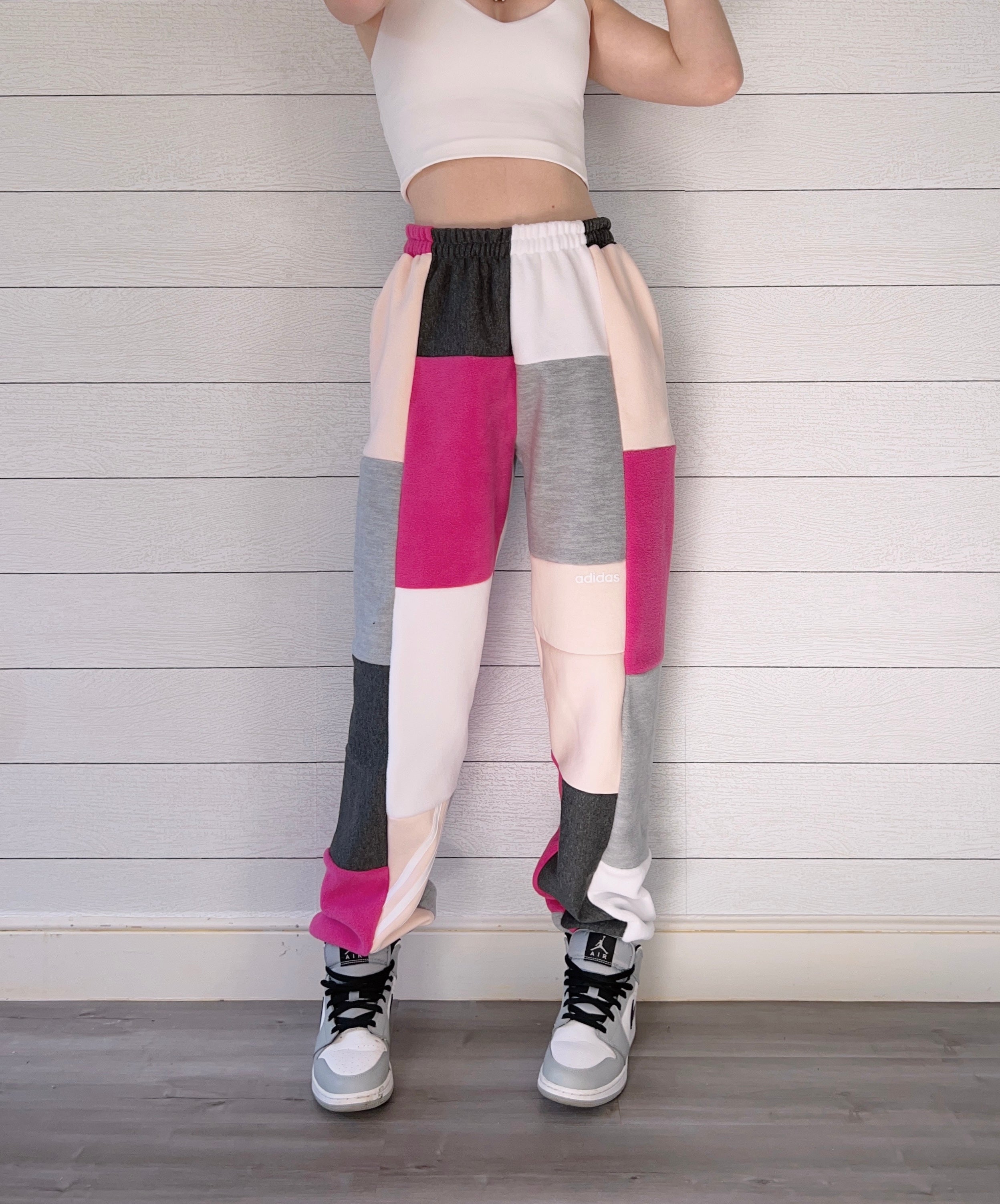 (S/M) Ash Pink 1/1 Joggers +pockets
