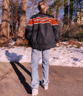 (L) Vintage Harley Davidson Windbreaker
