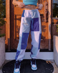 (S/M) Blueberry Reworked Joggers