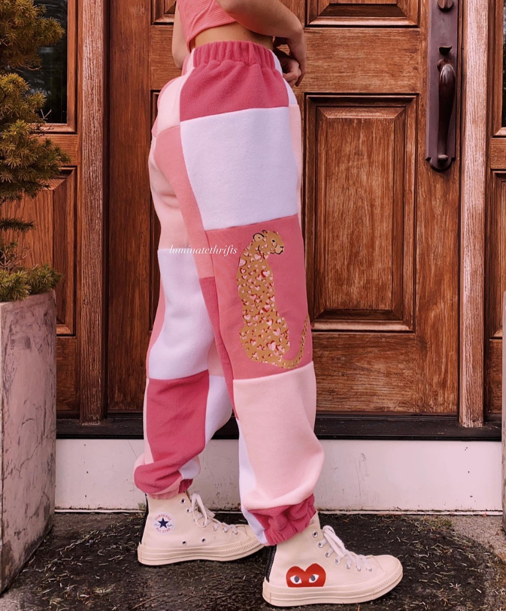 (XS/S) Love Cheetah Reworked Joggers