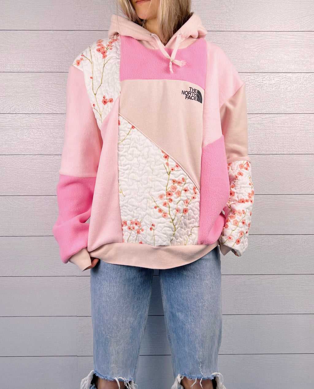(L) Floral Quilt 1/1 Hoodie