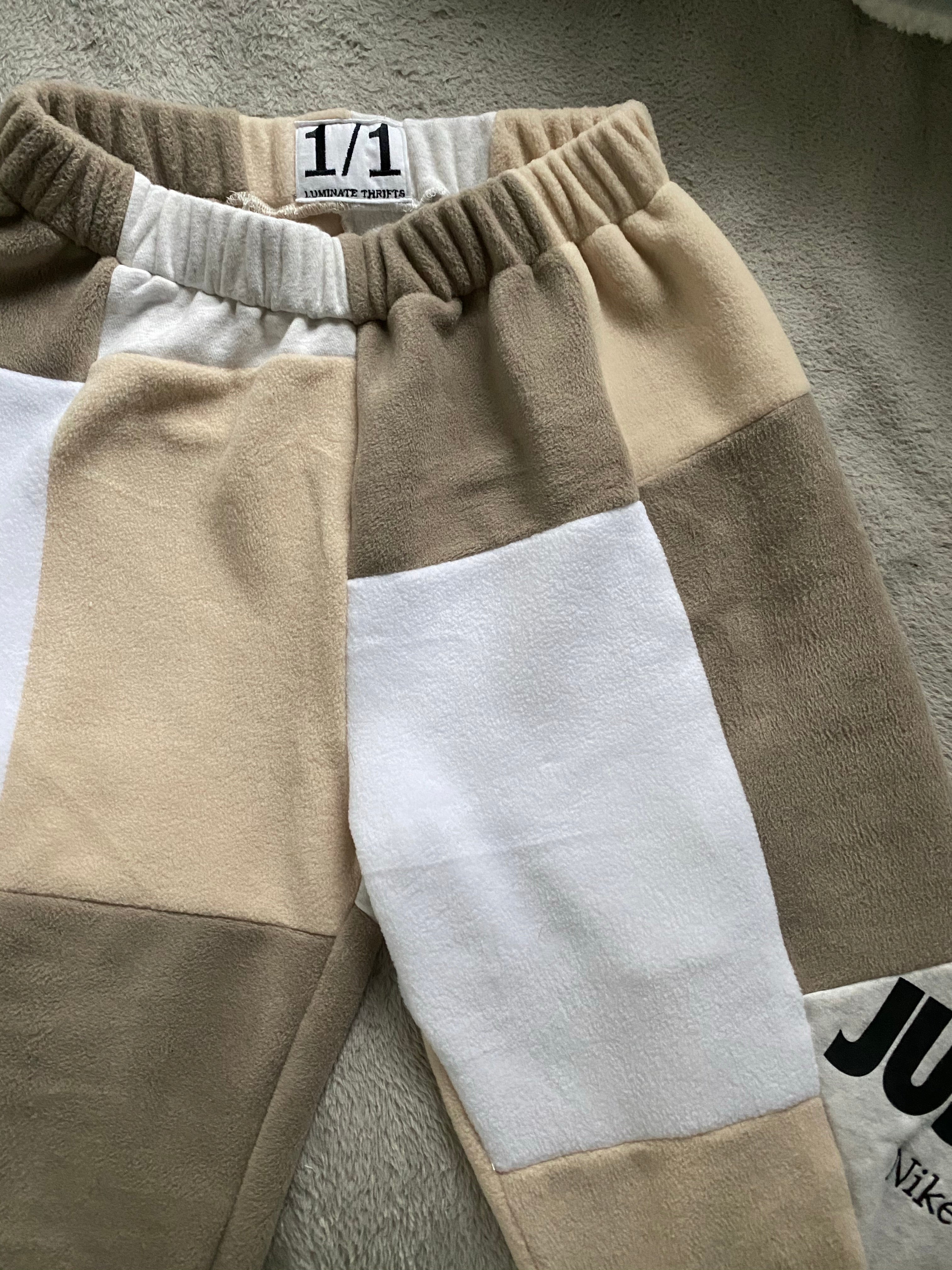 (XS-M) Neutral Rustic Reworked Joggers