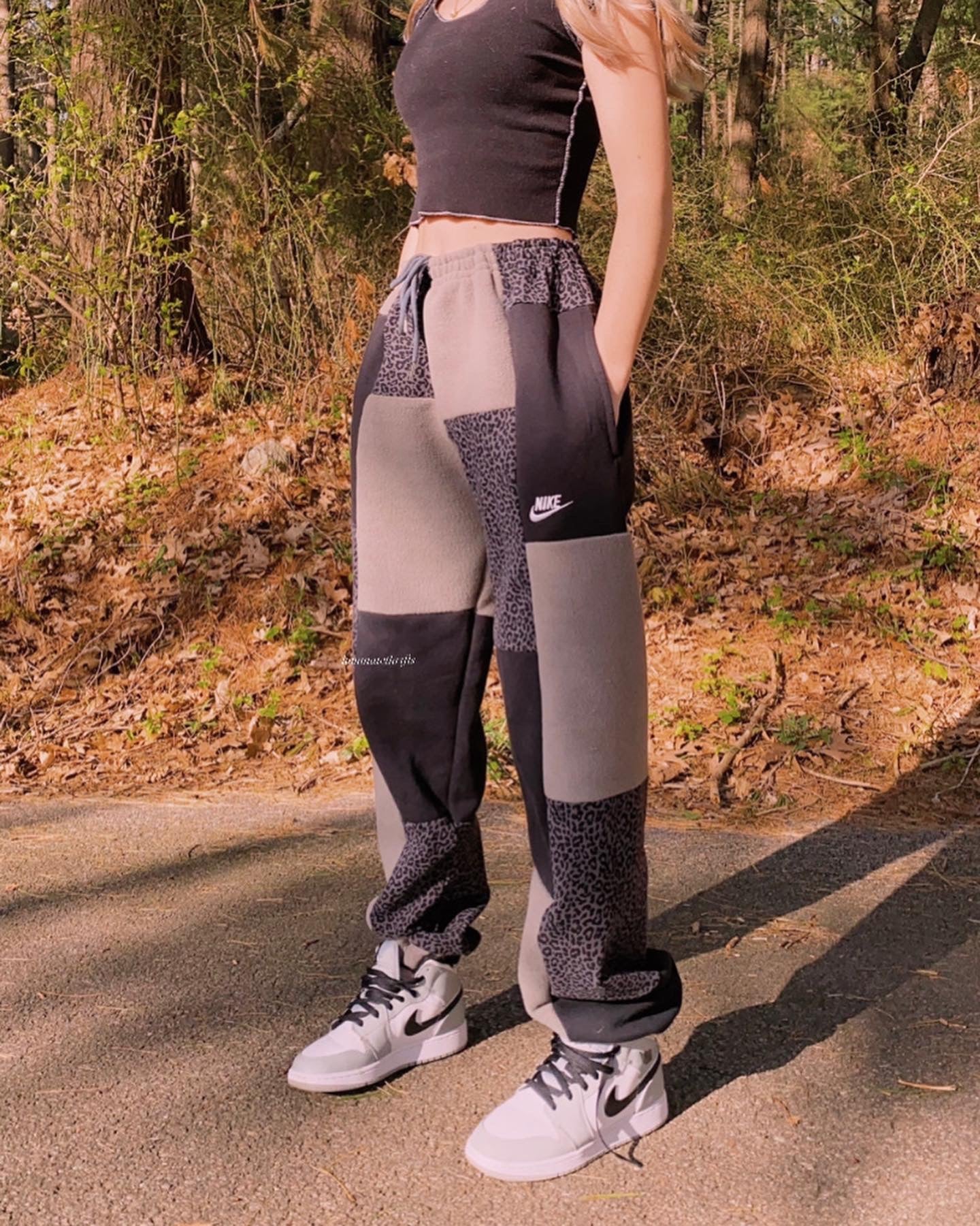 (L/XL) Dark Diamond Reworked Joggers