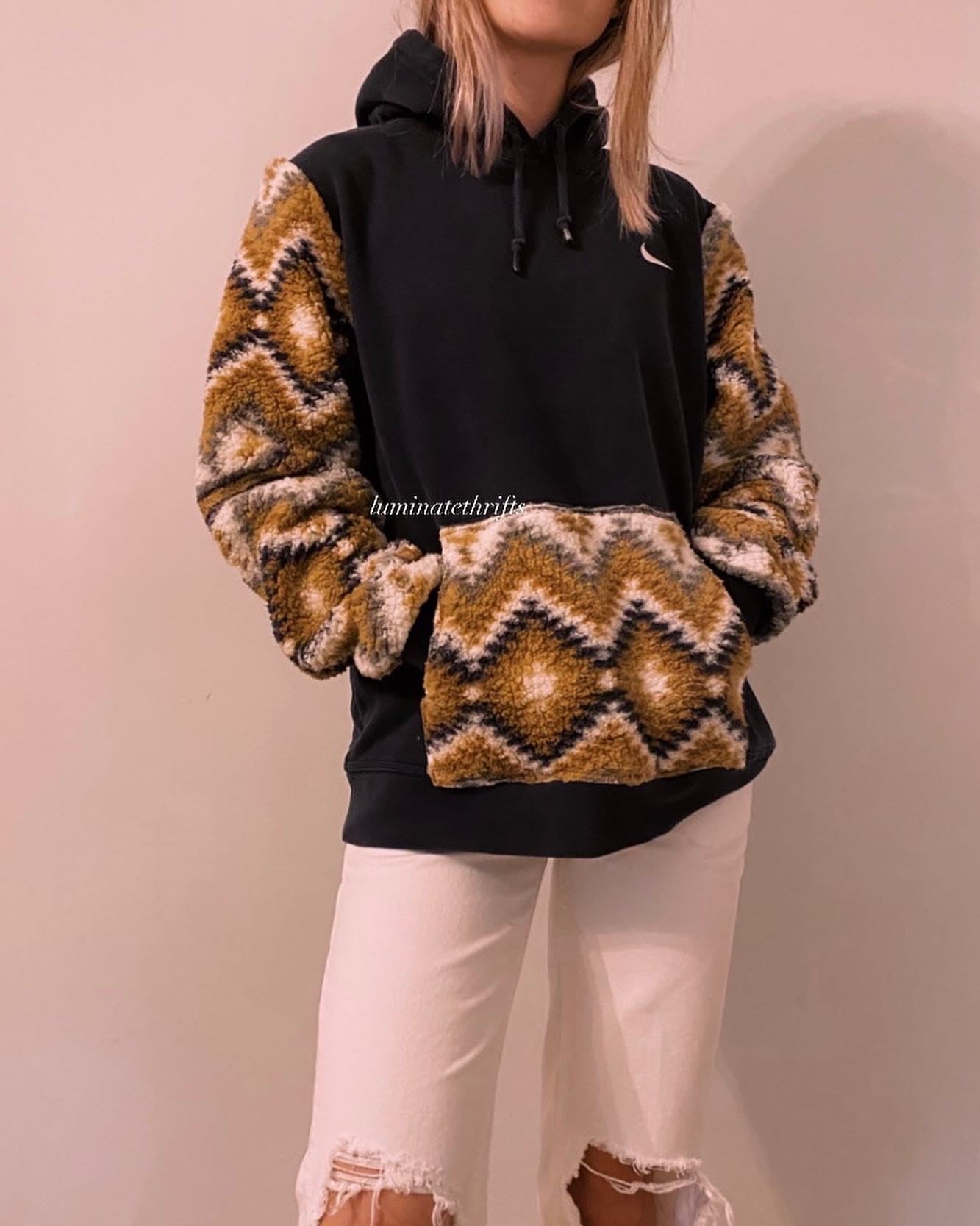 Aztec Sherpa Reworked Hoodie
