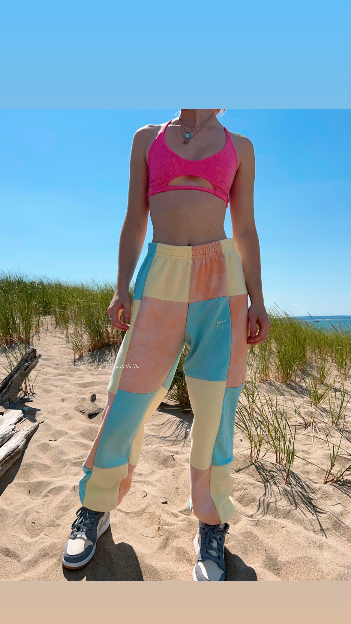 (S/M) Sunset Lover Reworked Joggers