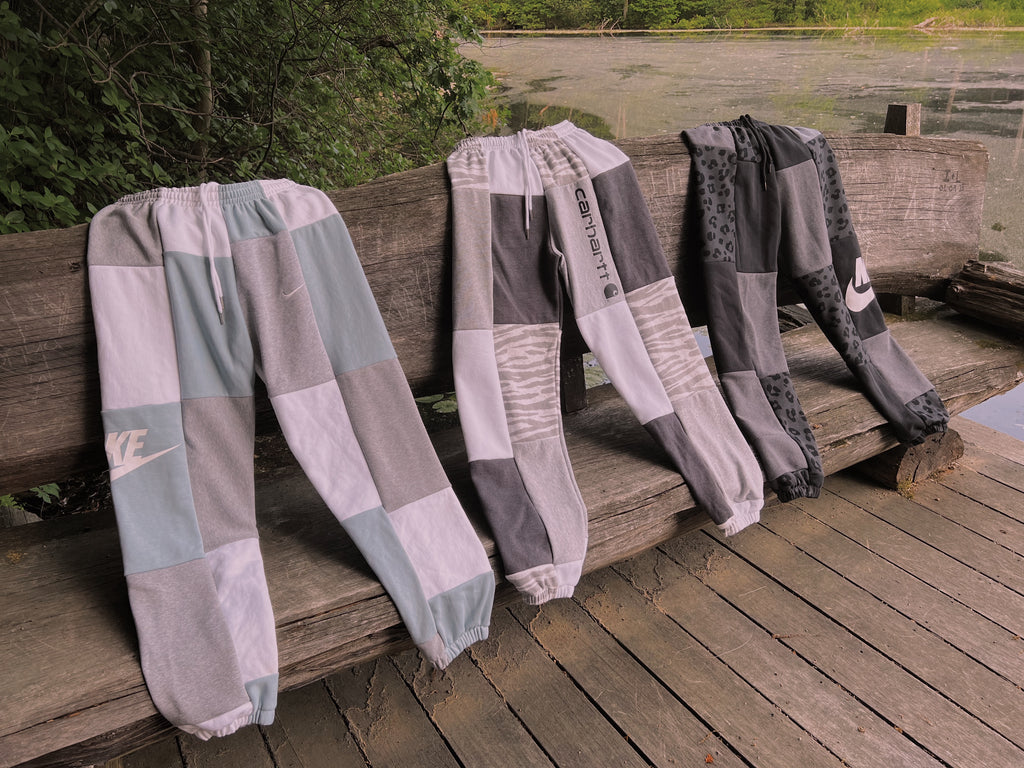 (S/M) Seafoam Reworked Joggers