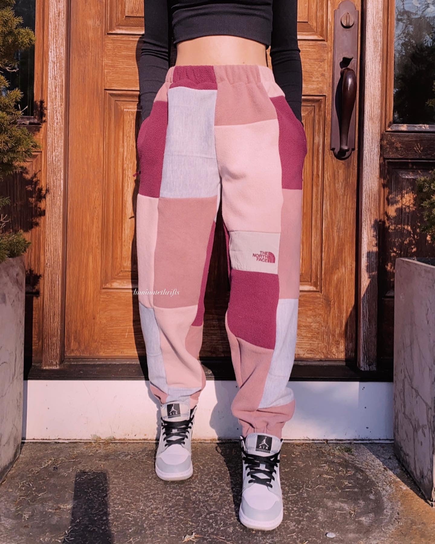 (S/M) Lush Plum Reworked Joggers