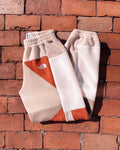 (S/M) Rust Orange Reworked Joggers
