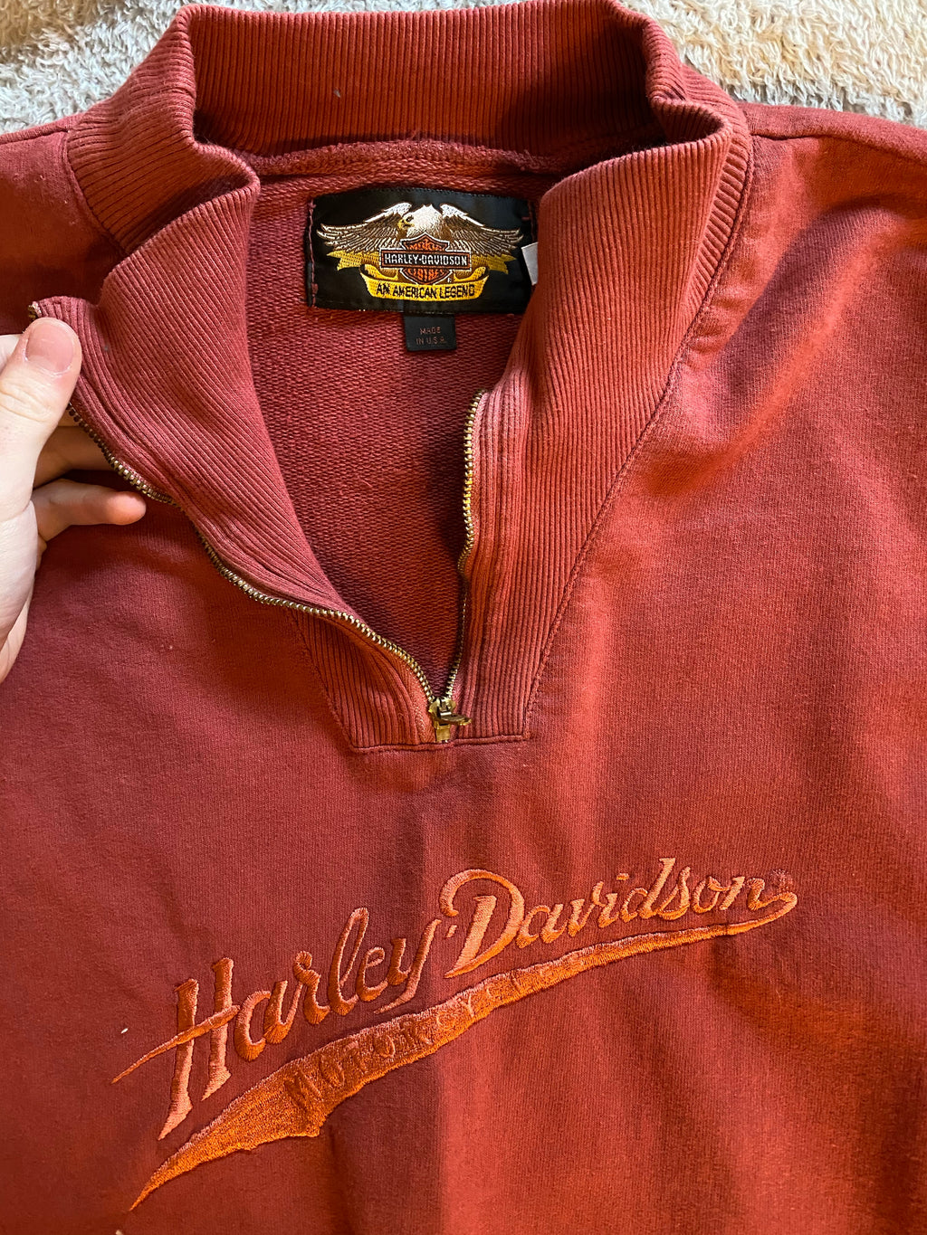 Harley Davidson Quarter Zip