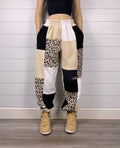 (L/XL) Rustic Dots 1/1 Joggers +zipper pockets