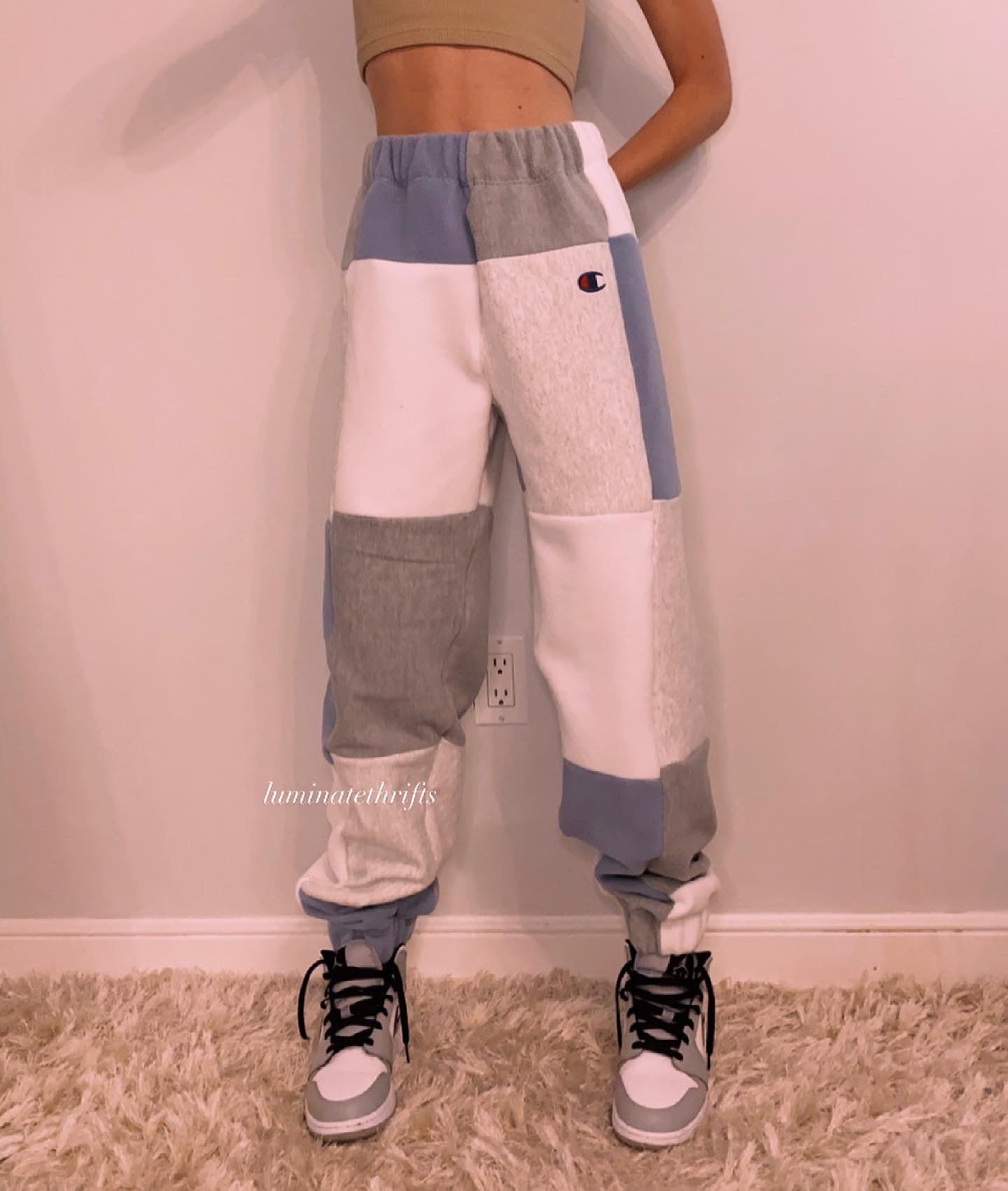 (M-XL) Rain Cloud Reworked Joggers