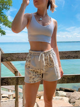 Load image into Gallery viewer, (XS/S) Neutral Leopard Reworked Shorts
