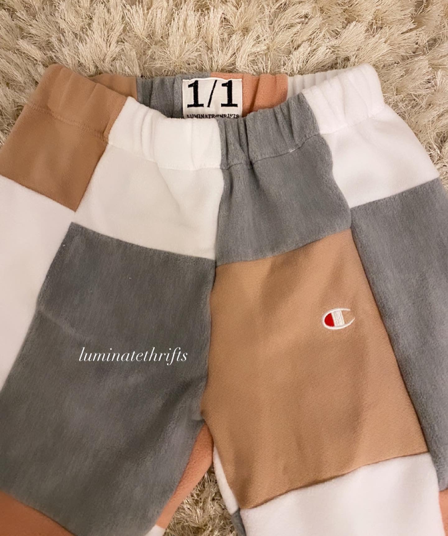 (M-L) Rustic Salmon Reworked Joggers