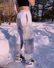 Load image into Gallery viewer, (XS/S) Snow Leopard Reworked Joggers
