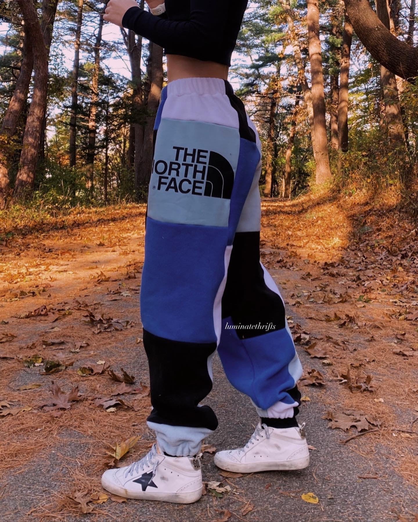 (M-XL) Glacier Blue Reworked Joggers