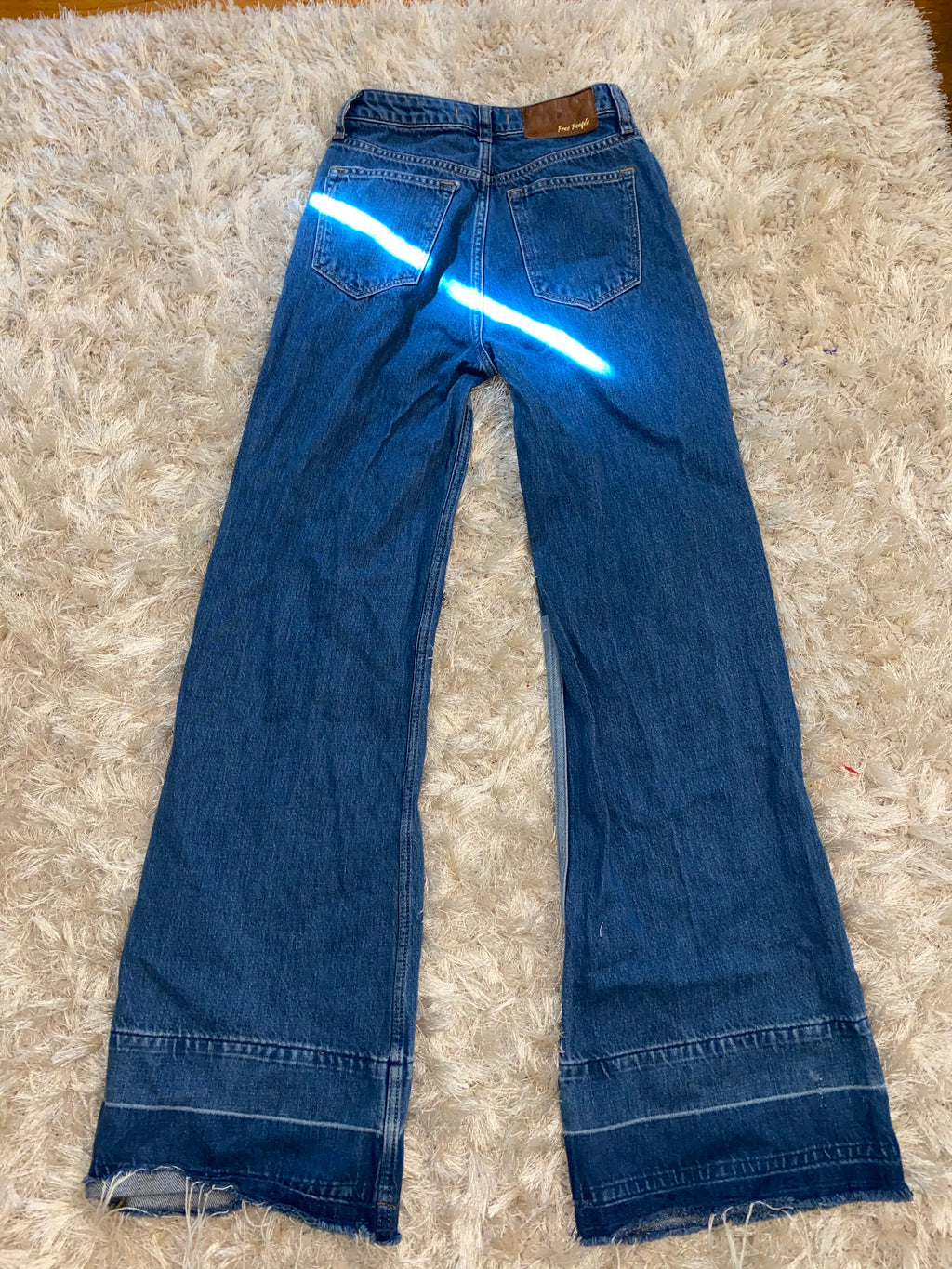 Free People Colorblock Jeans