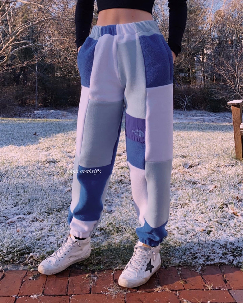 (XS/S) Blueberry Reworked Joggers