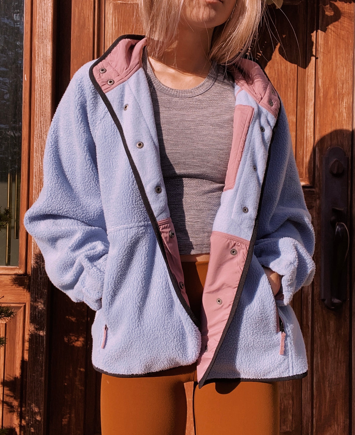 (M) American Eagle Fleece Jacket