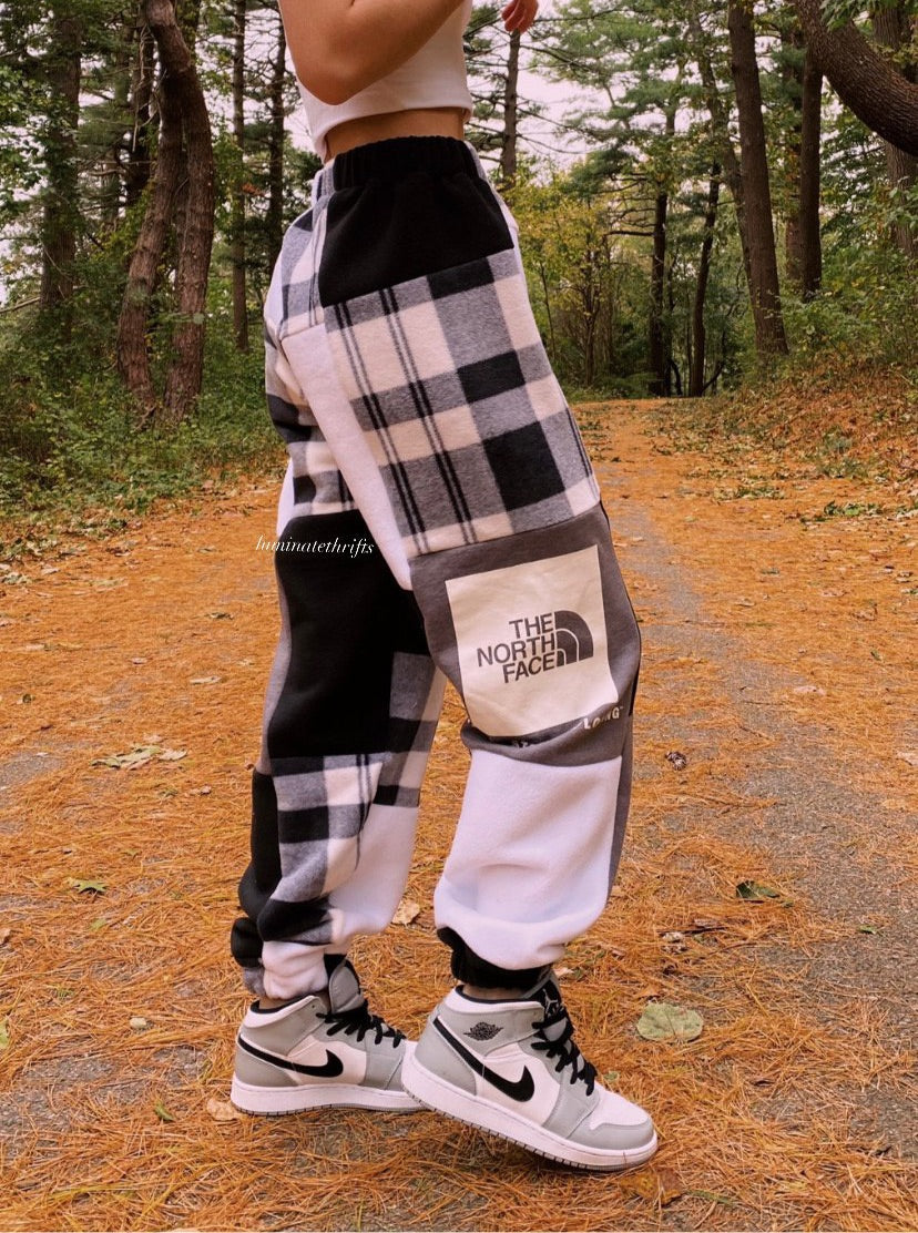 (XS-M) Diamond Flannel Reworked Joggers