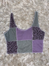 Load image into Gallery viewer, (XS/S) Lavender Leopard Reworked Tank
